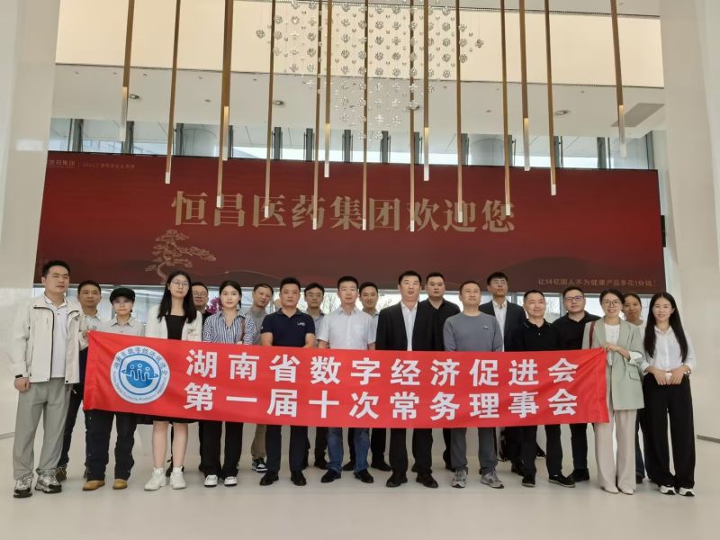 湖南省数字经济促进会第一届十次常务理事会成功召开