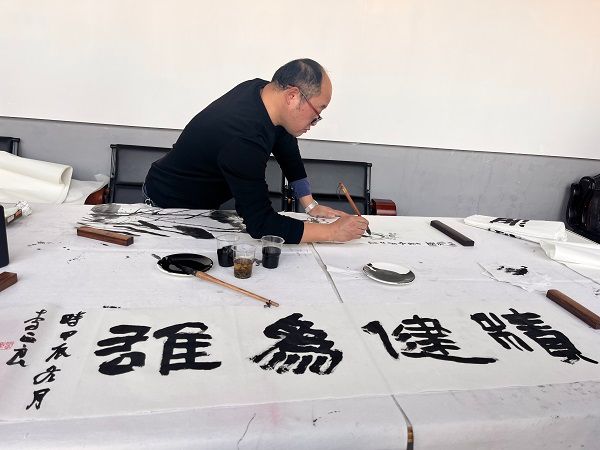 长沙民进开明书画院赴宁乡市双江口镇开展采风交流活动 (3)