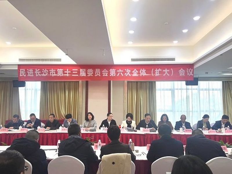 民进长沙市委会十三届六次全体（扩大）会议召开