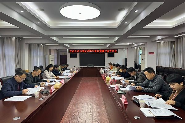 民进长沙市委会召开2025年委托课题专家评审会