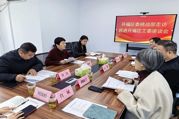 中共开福区委统战部赴民进开福区工委走访调研2