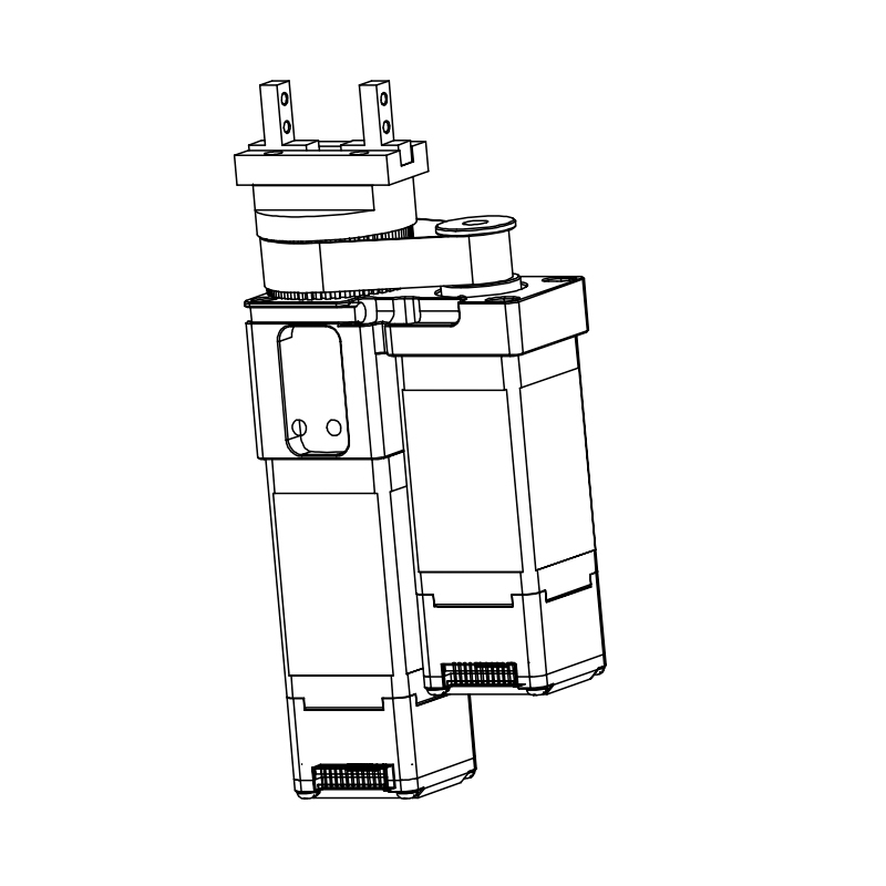 微型电动旋转夹爪并联28驱控一体电机8mm行程DGM28XZ-10DL-1SSP-G3
