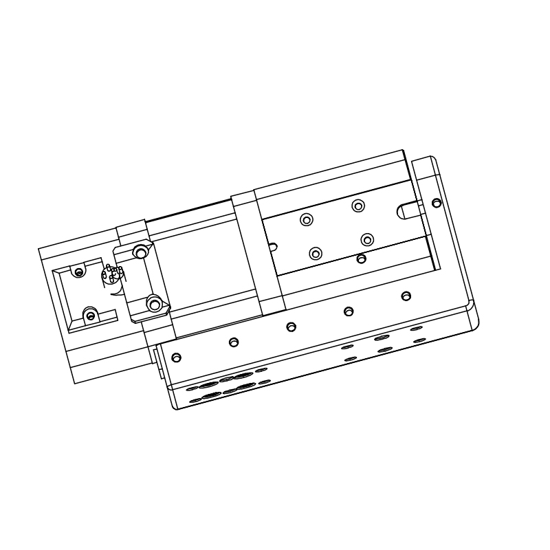 微型电动滑台开环刹车步进42电机50mm行程6mm导程DRS42Z-050LS-6STBKB