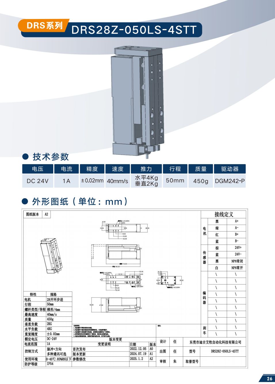 DRS28Z-050LS-4STT