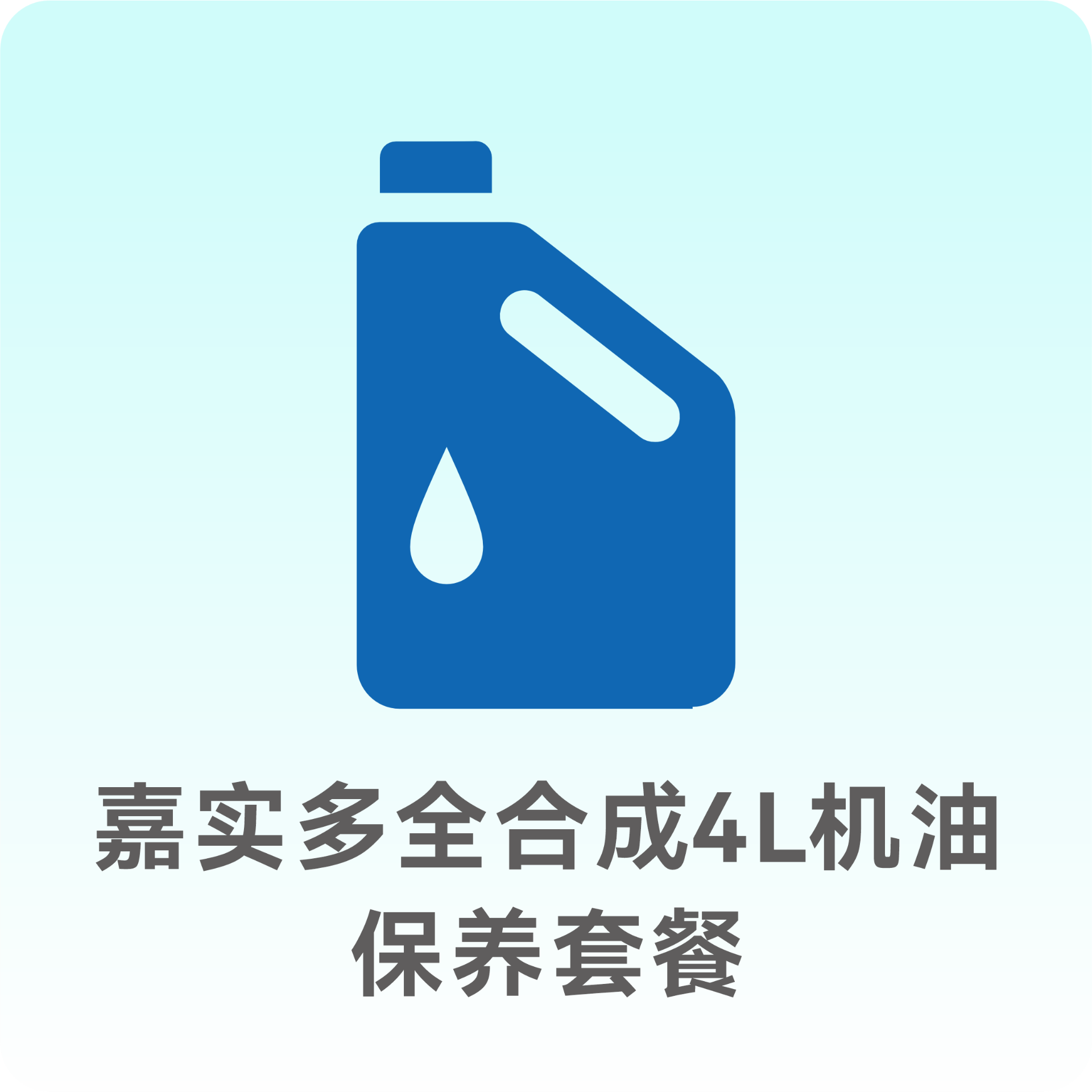 嘉实多全合成4L机油保养套餐